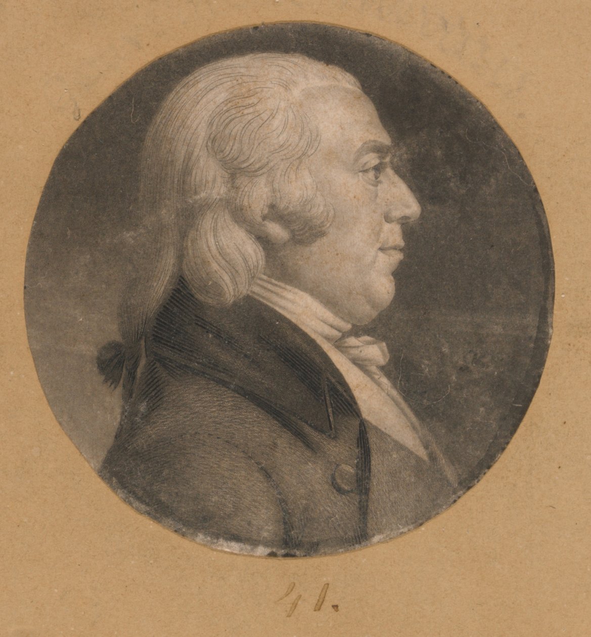 Unidentified Man by Charles Balthazar Julien Févret de Saint-Mémin