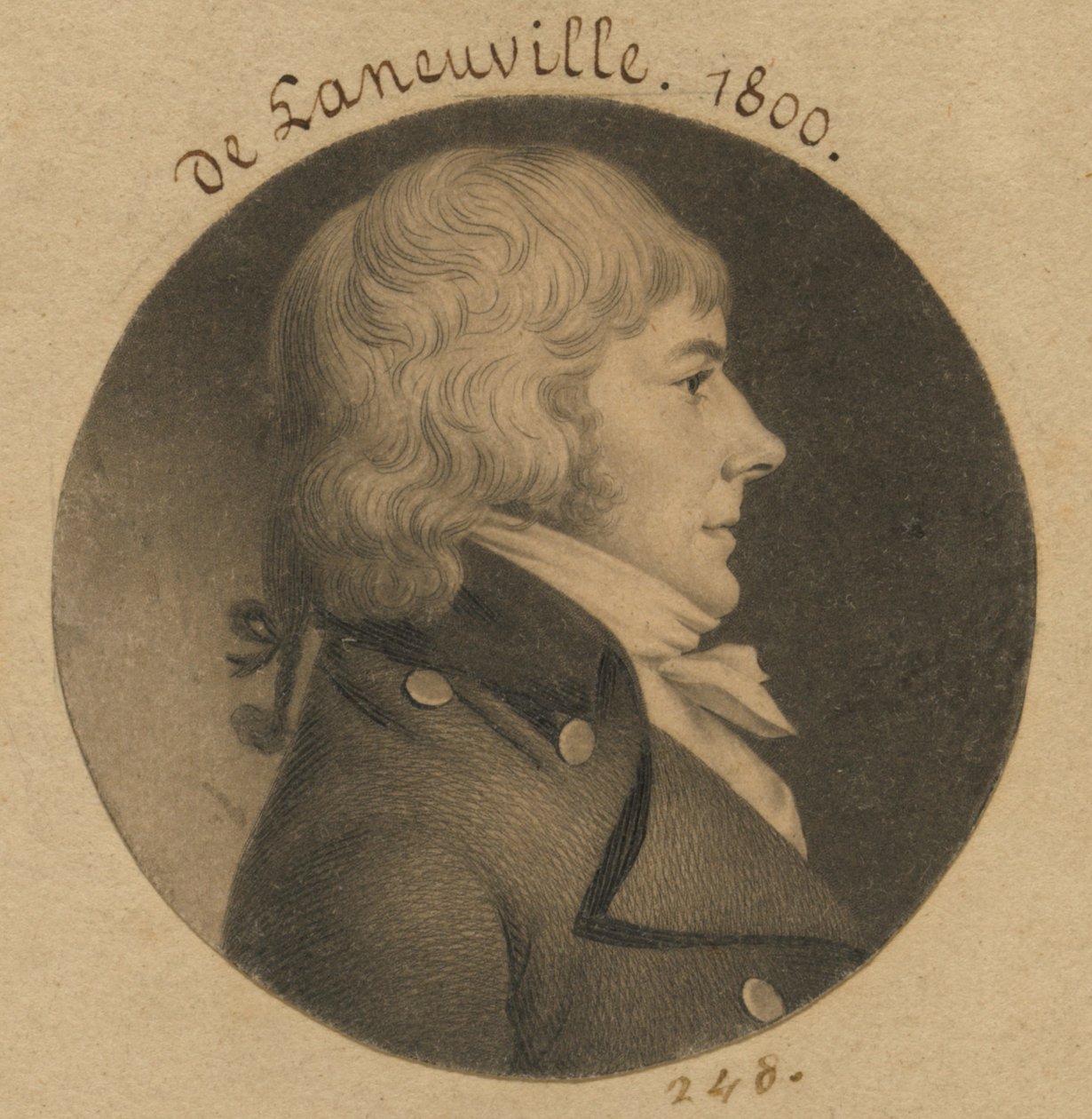 de Laneuville by Charles Balthazar Julien Févret de Saint-Mémin