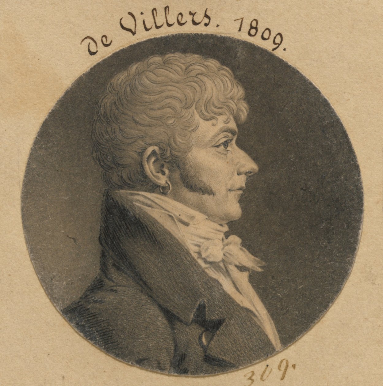 de Villers by Charles Balthazar Julien Févret de Saint-Mémin