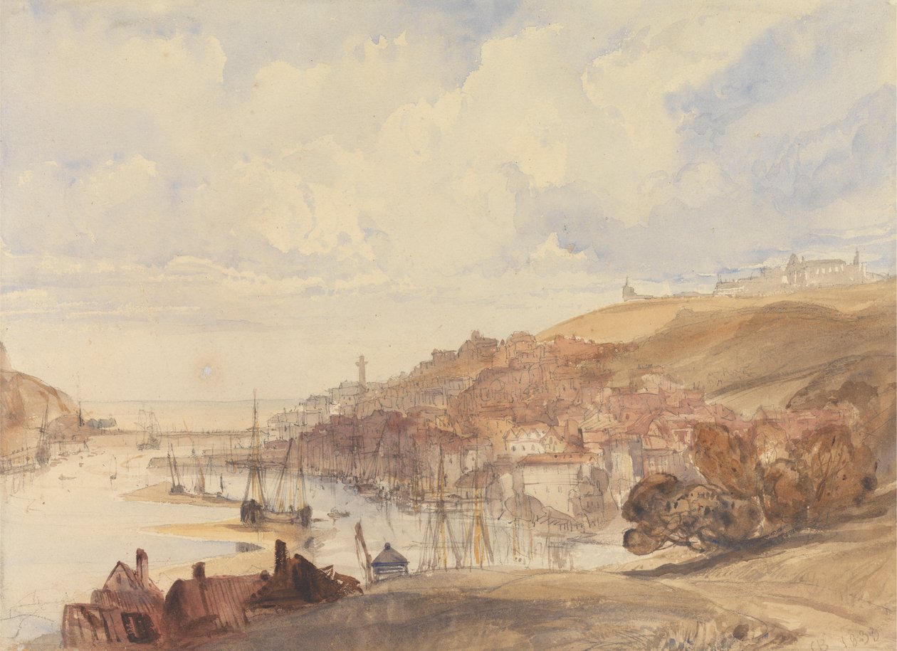Whitby by Charles Bentley: Premium art reproduction