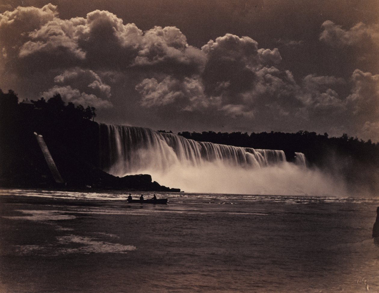 Niagara, with Boat, c.1870 by Charles Bierstadt