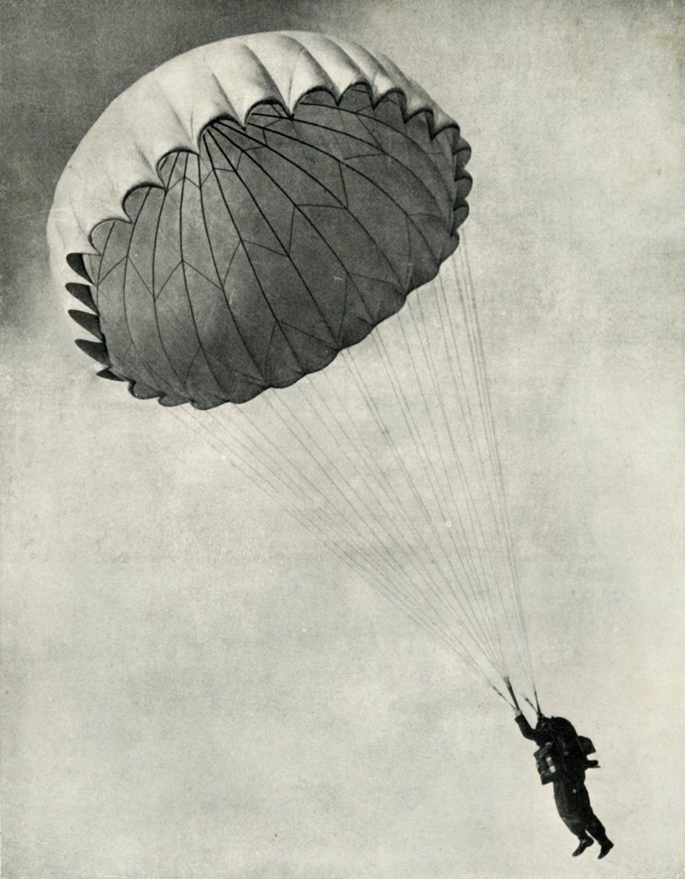 Parachute france ww2 Black and White Stock Photos & Images - Alamy