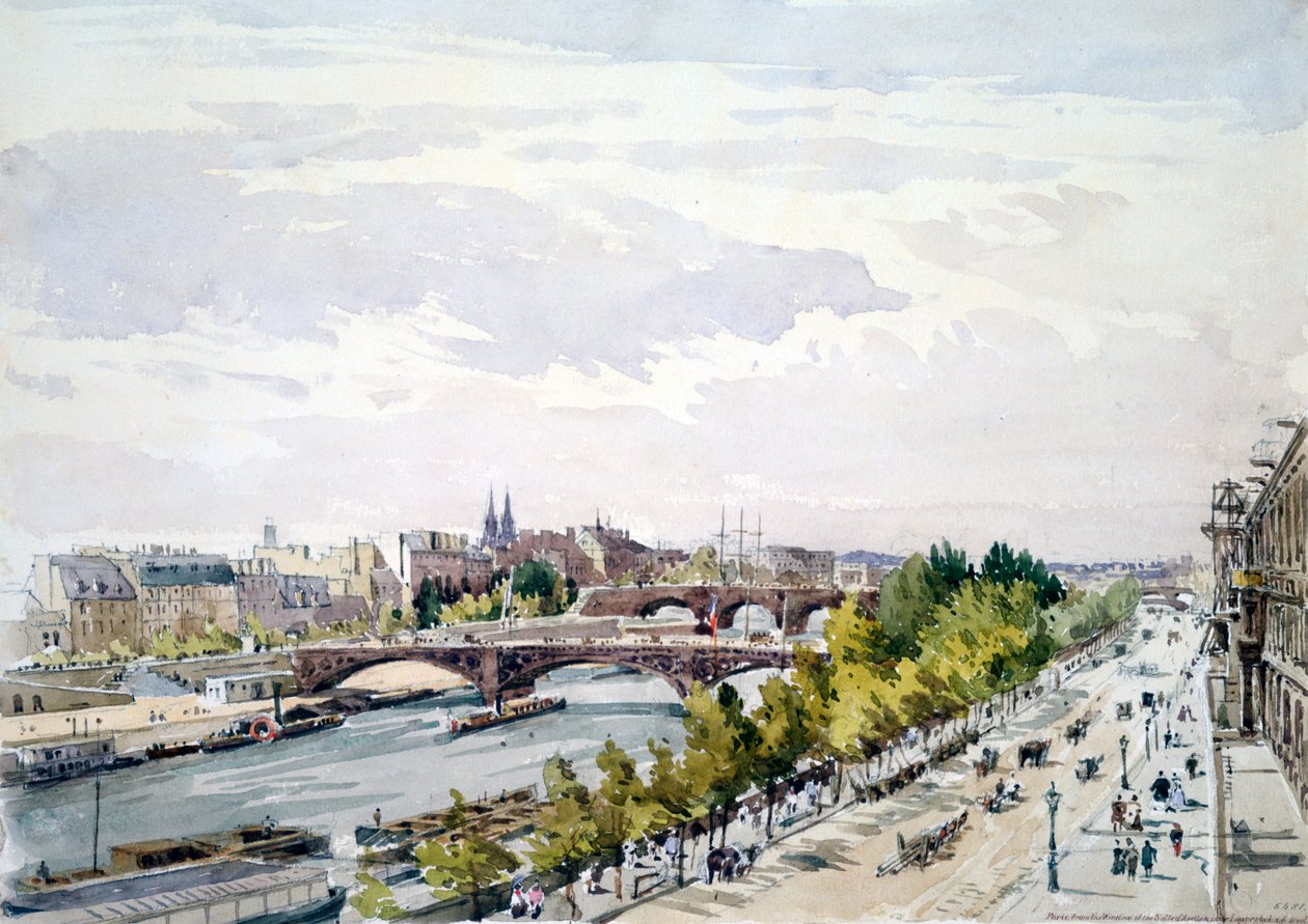 Paris, from the Window of the Salle d