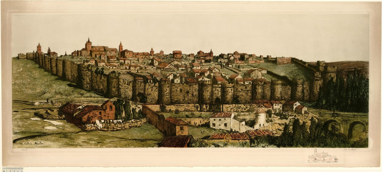 Avila (proof b) by Charles Cottet