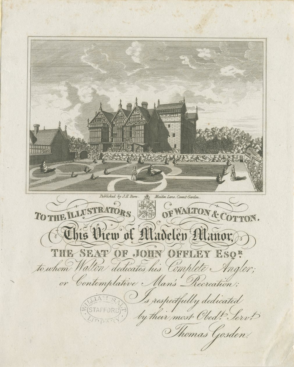 Madeley Manor House by Charles Cotton