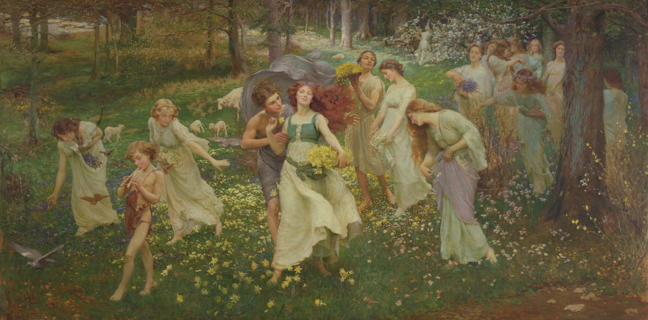 The Progress of Spring by Charles Daniel Ward