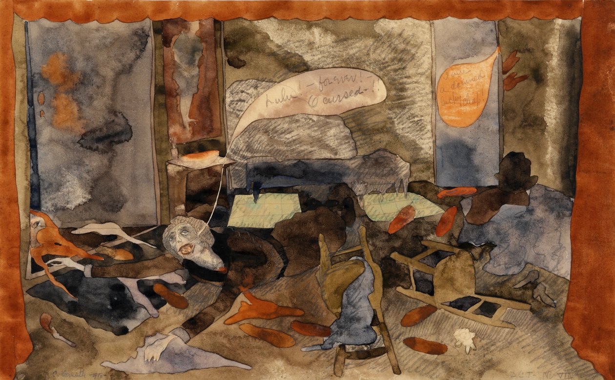 Death of Countess Gerschutz Lulu by Charles Demuth