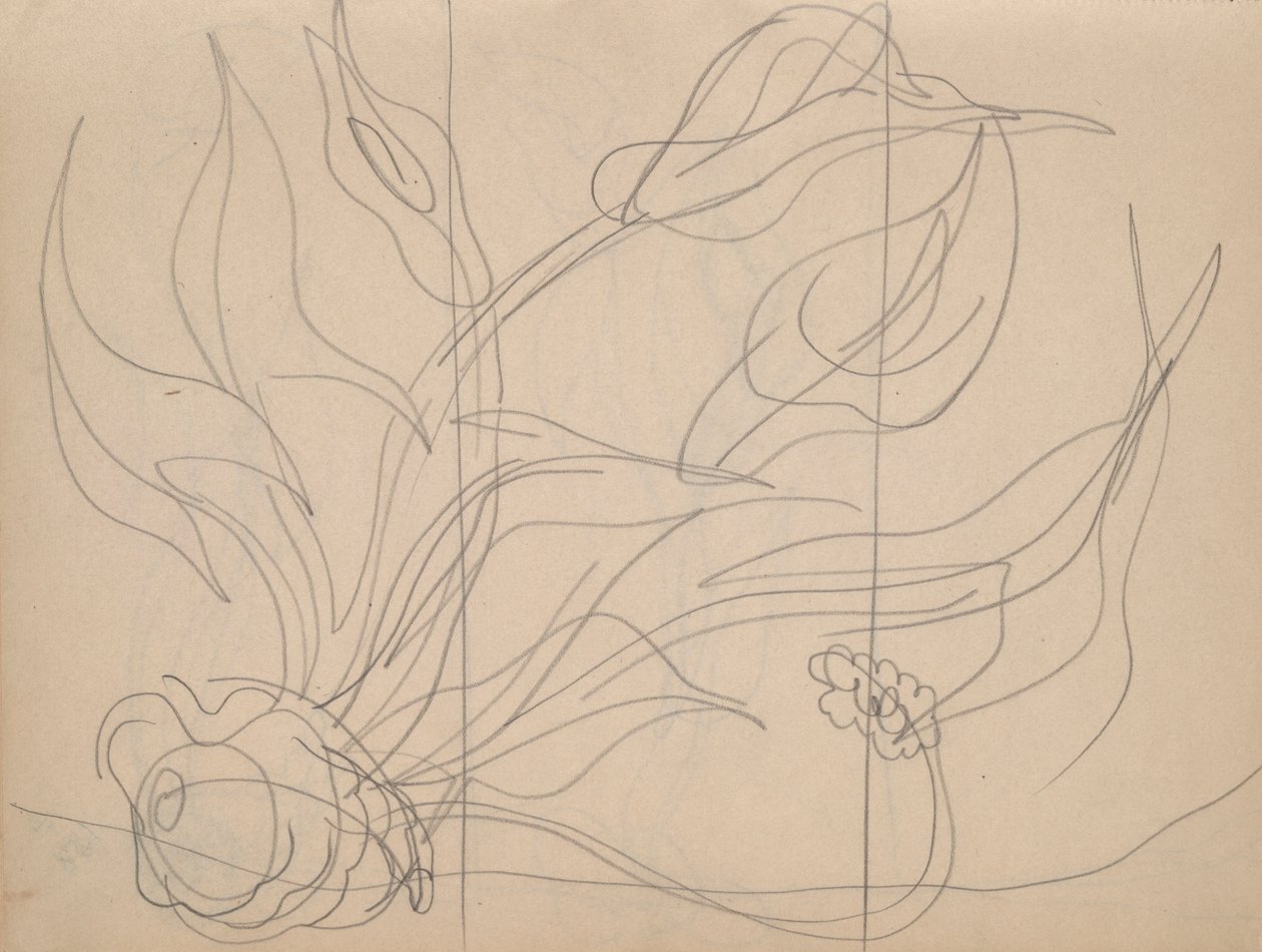Sketchbook: 36 Pages Total, Containing 28 Sketches (Including Studies for Demuth) by Charles Demuth