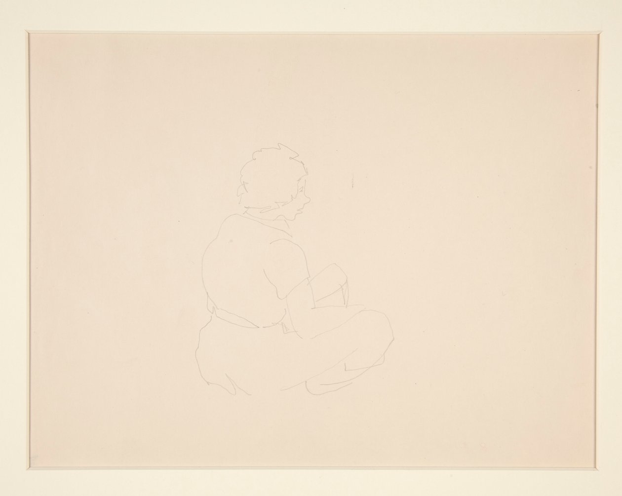 Woman Seated on Beach, probably in Provincetown by Charles Demuth