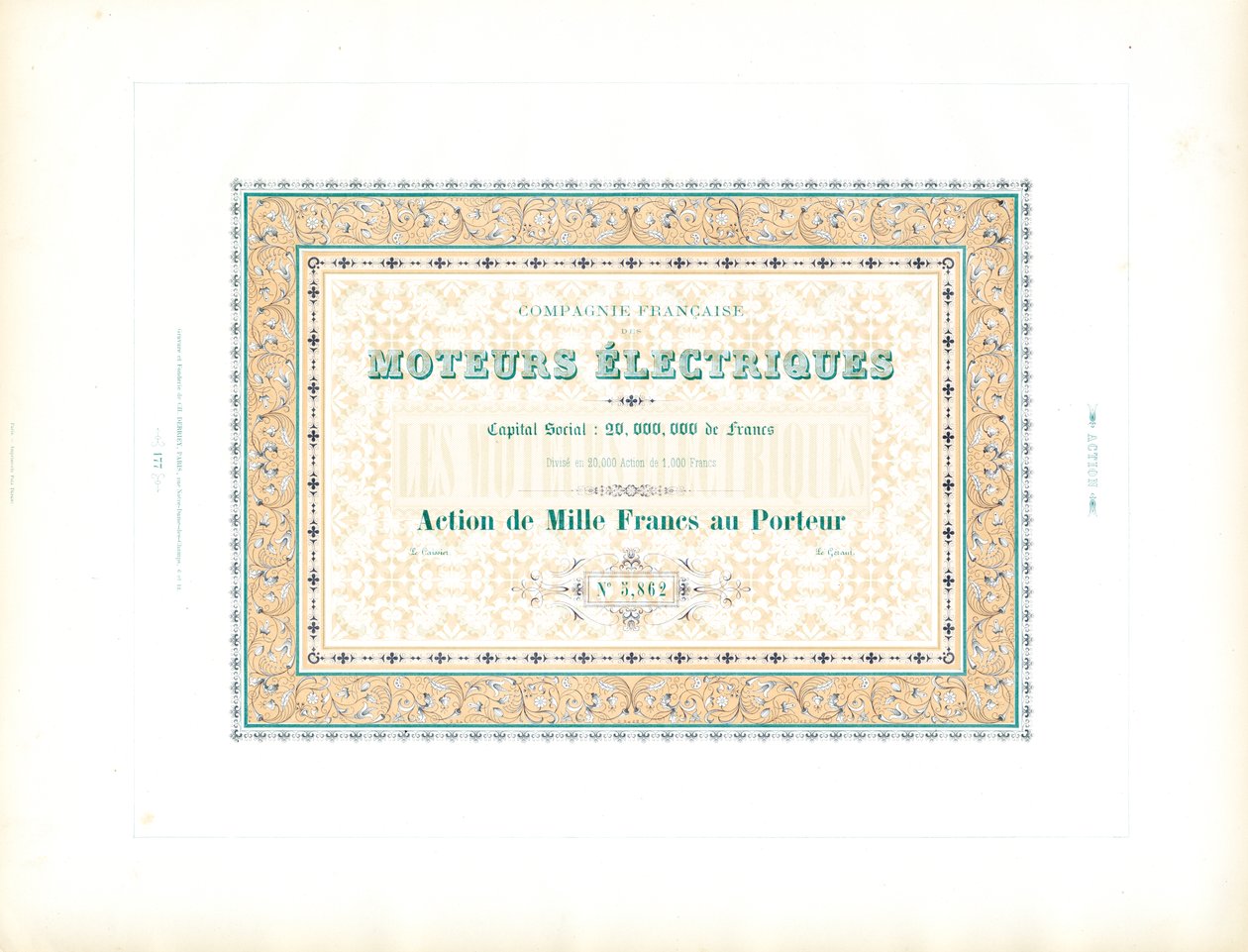 Stock Certificate 