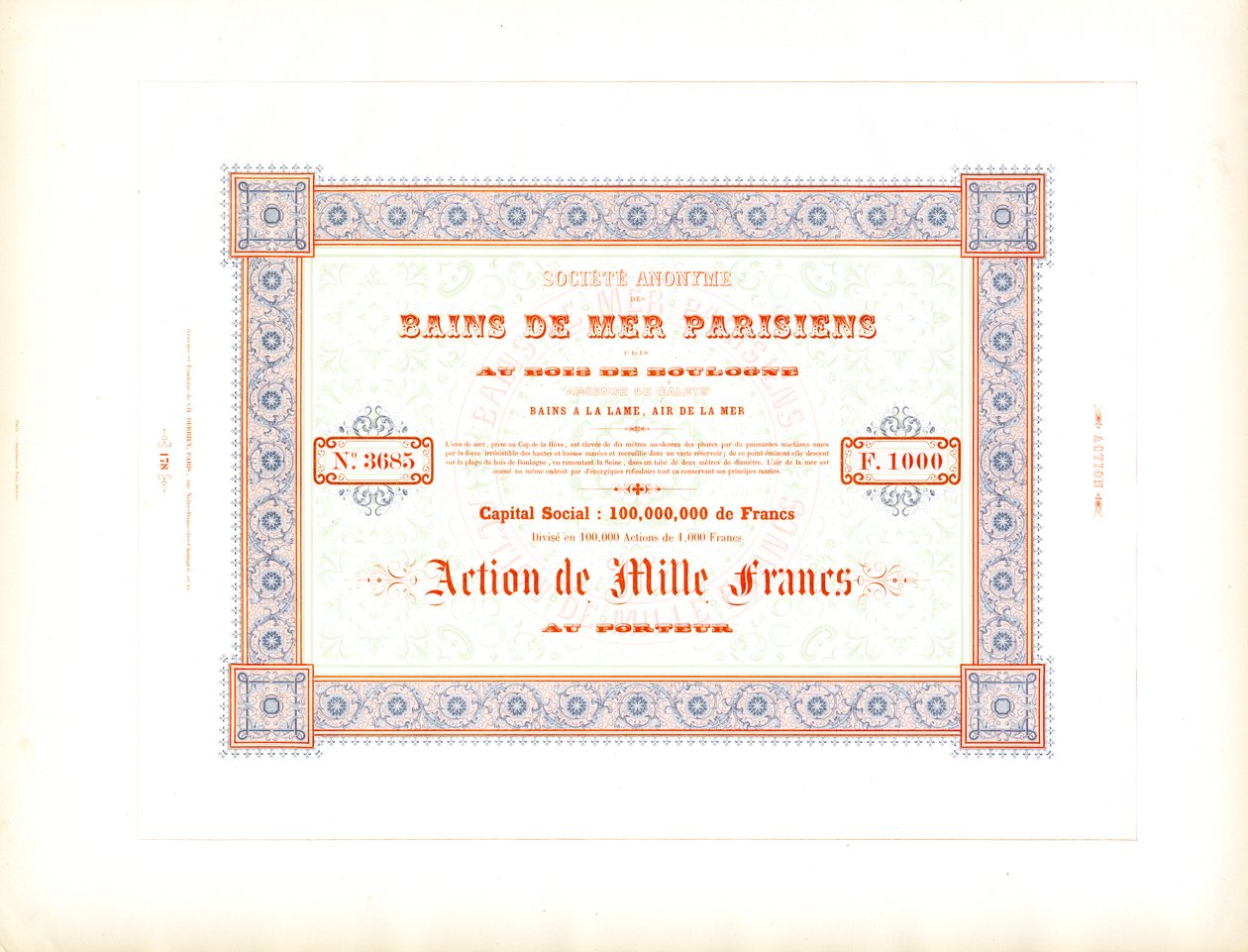 Stock Certificate 
