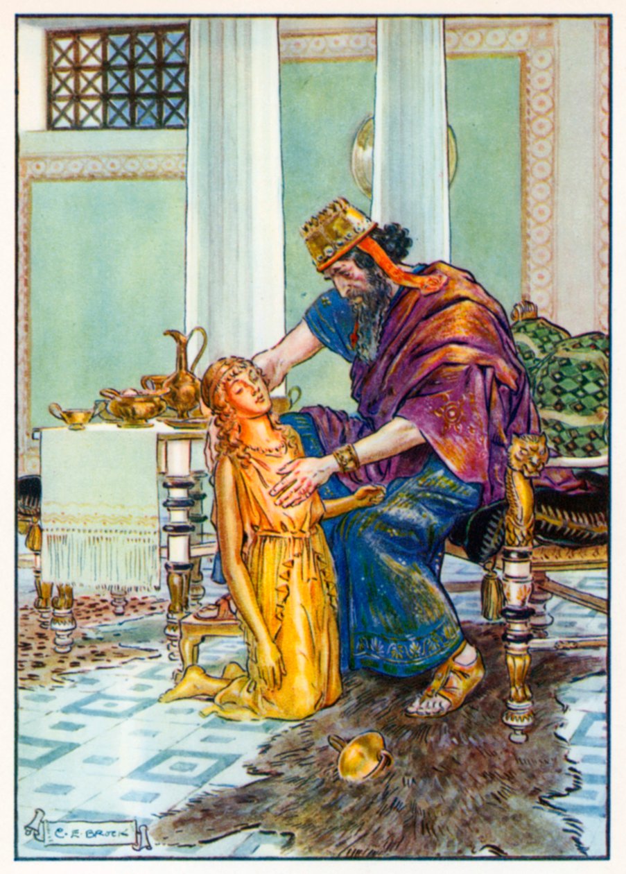 Alas, what had he done? by Charles Edmund (after) Brock