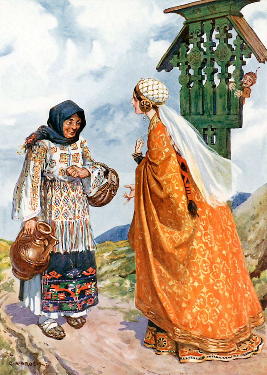 The princess asked her to exchange the peasant