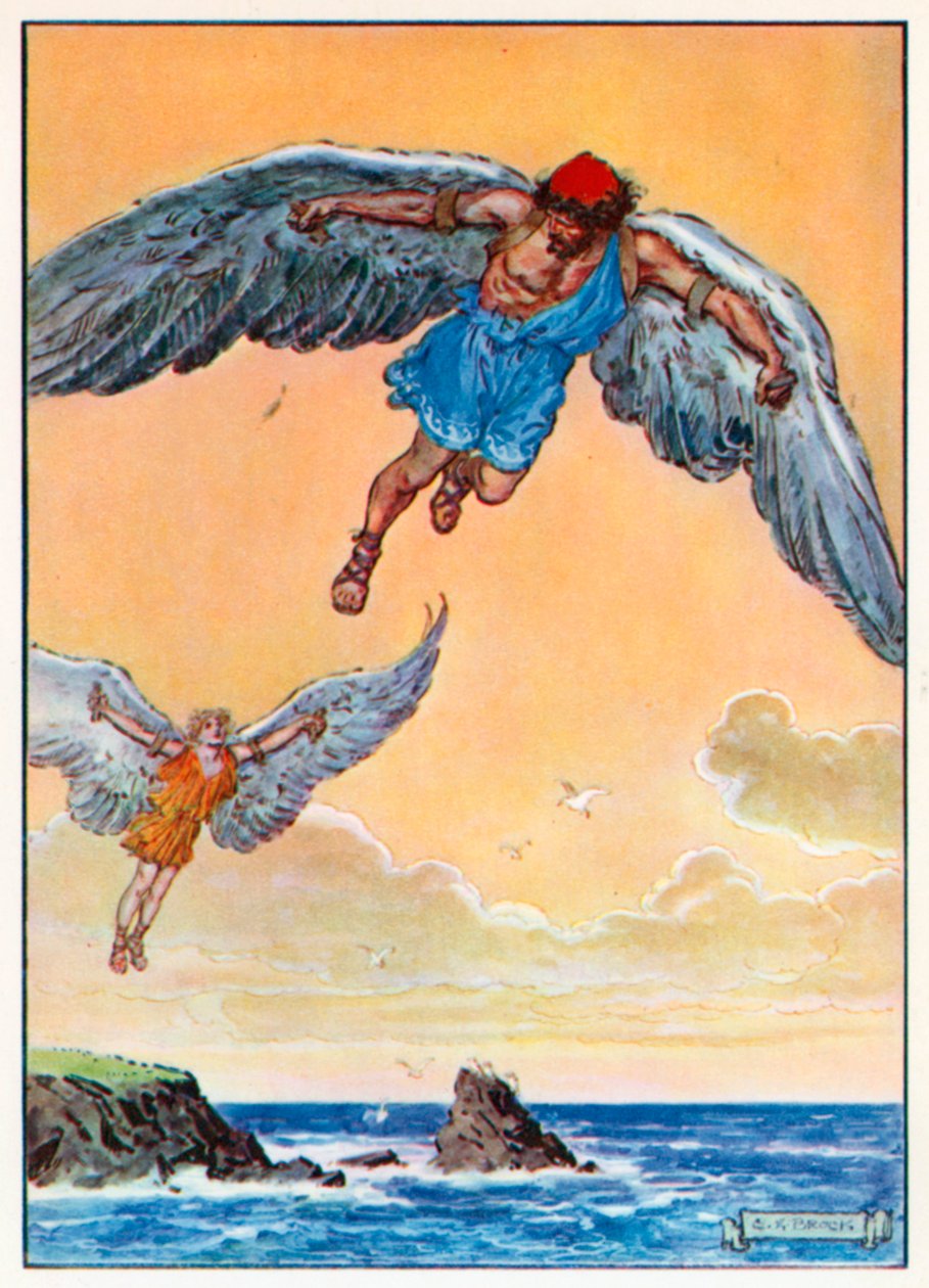 Up they Rose, the Boy after his Father by Charles Edmund (after) Brock