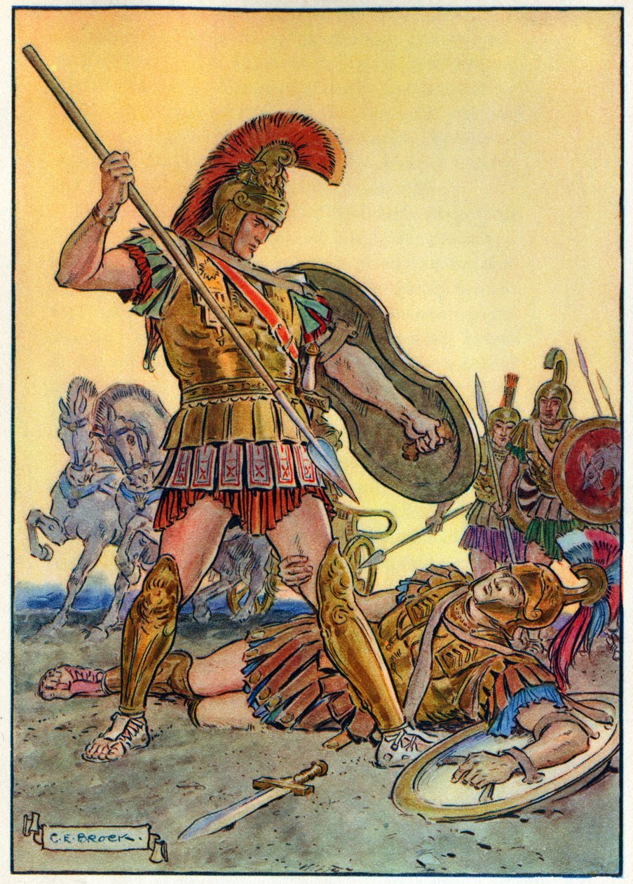 The Death of Hector, from 