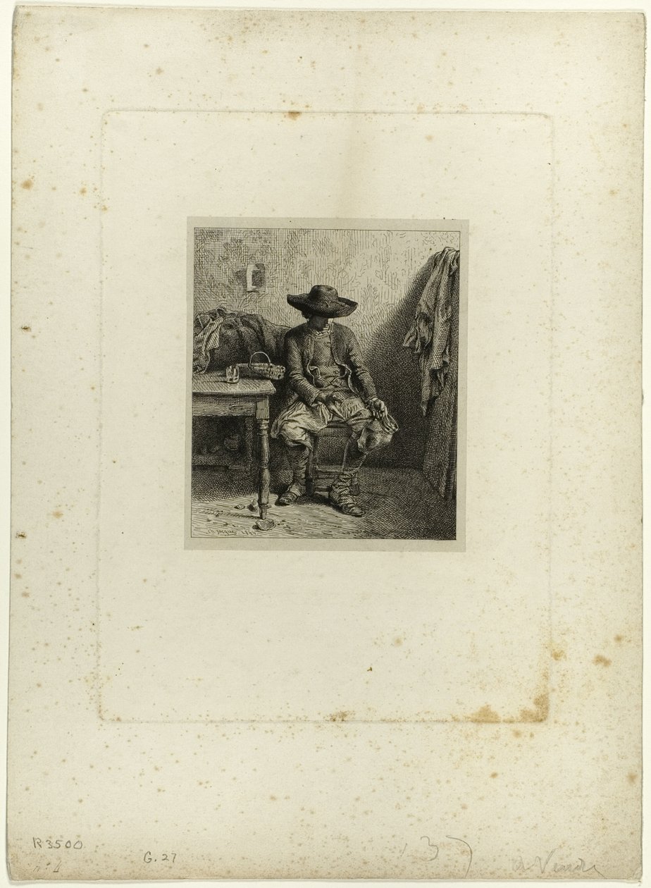 The Broken Crock by Charles Emile Jacque