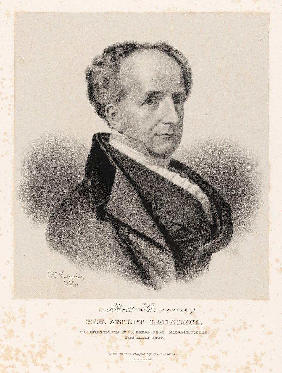 Abbott Lawrence by Charles Fenderich