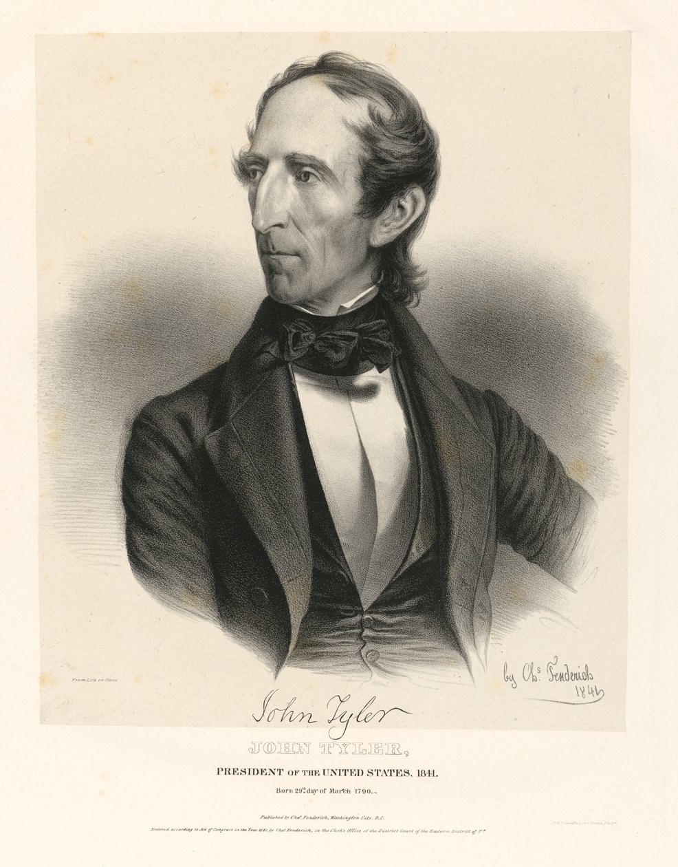 John Tyler by Charles Fenderich