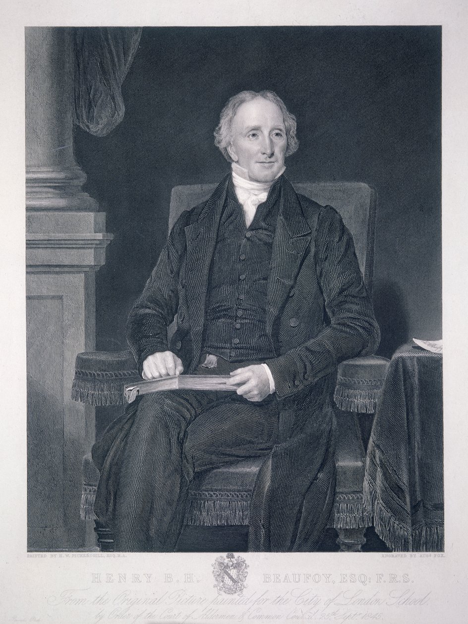 Henry Benjamin Hanbury Beaufoy by Charles Fox