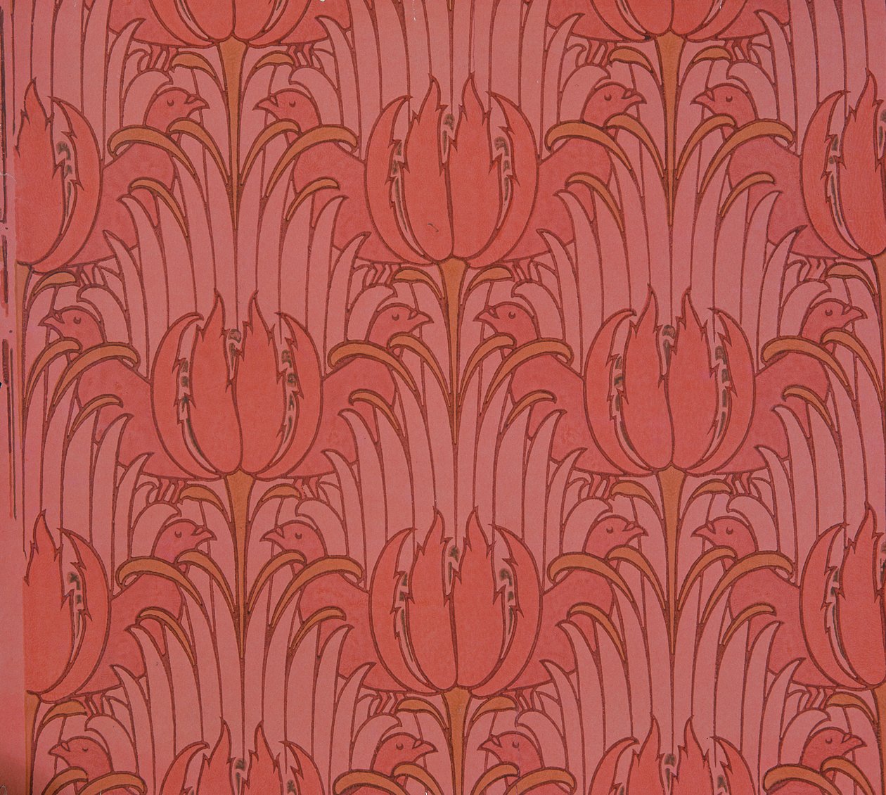 Wallpaper Designed by Voysey, Victorian by Charles Francis Annesley Voysey