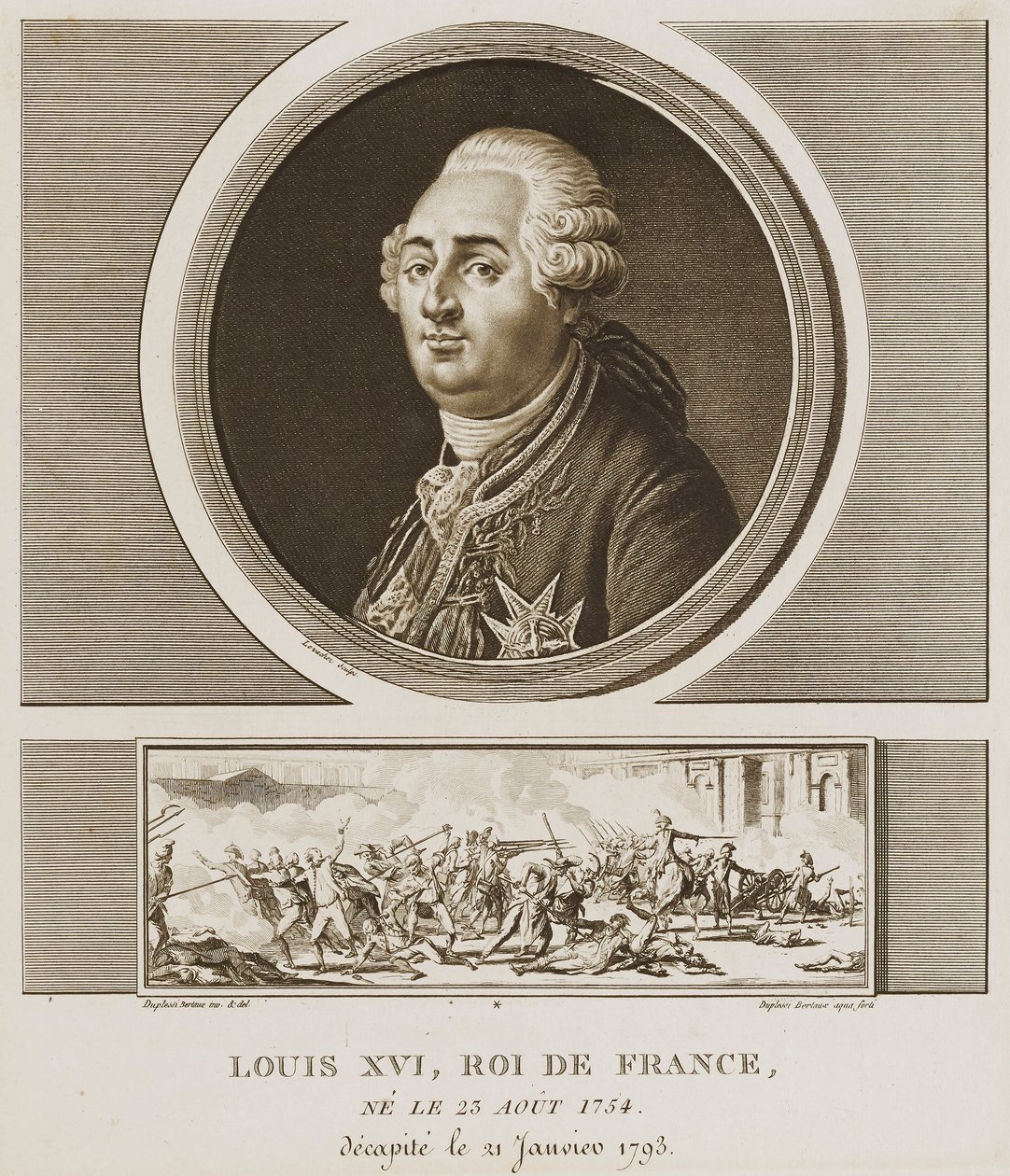 Louis XVI, King of France by Charles Francois Gabriel Levachez