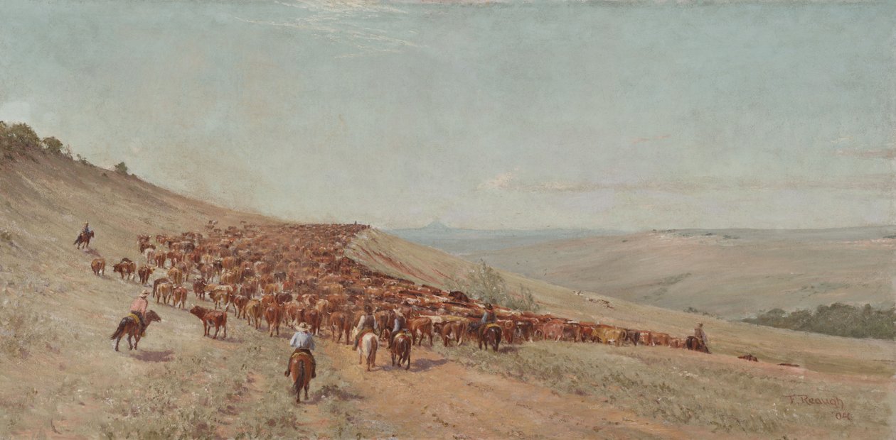 Driving the Herd by Charles Franklin Reaugh