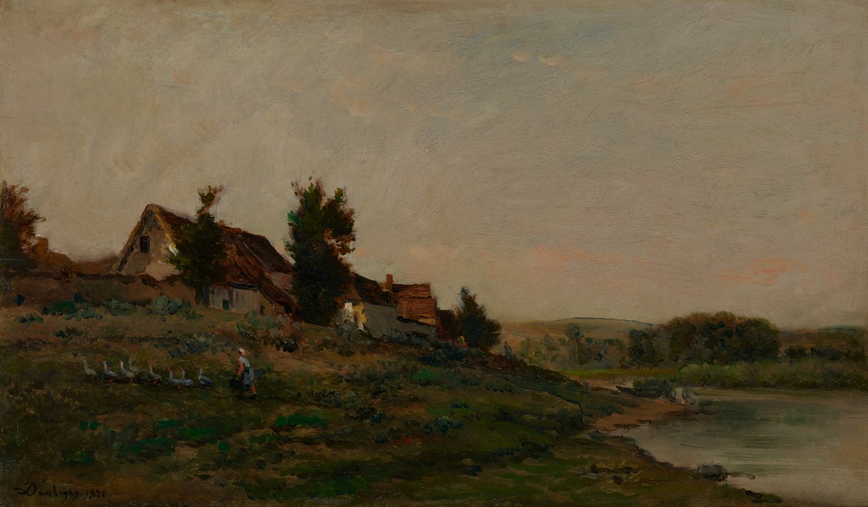 The Cottage by Charles Francois Daubigny
