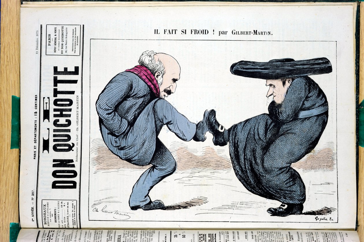 Cover of Le Don Quixote, number 287, Satirical in Colors by Charles Gilbert Martin