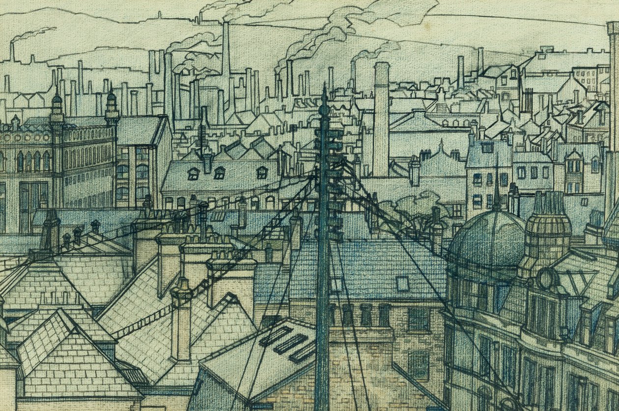 Leeds Roofs by Charles Ginner