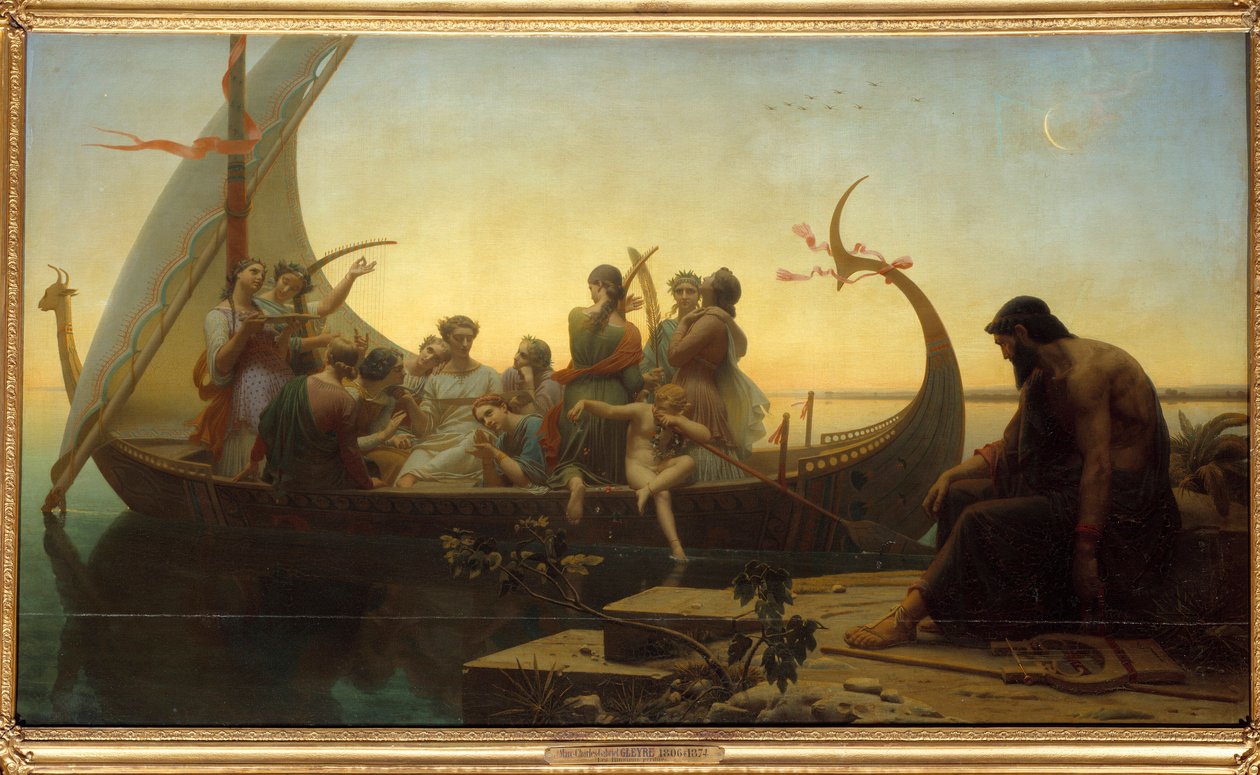 Lost Illusions or Evening by Charles Gleyre