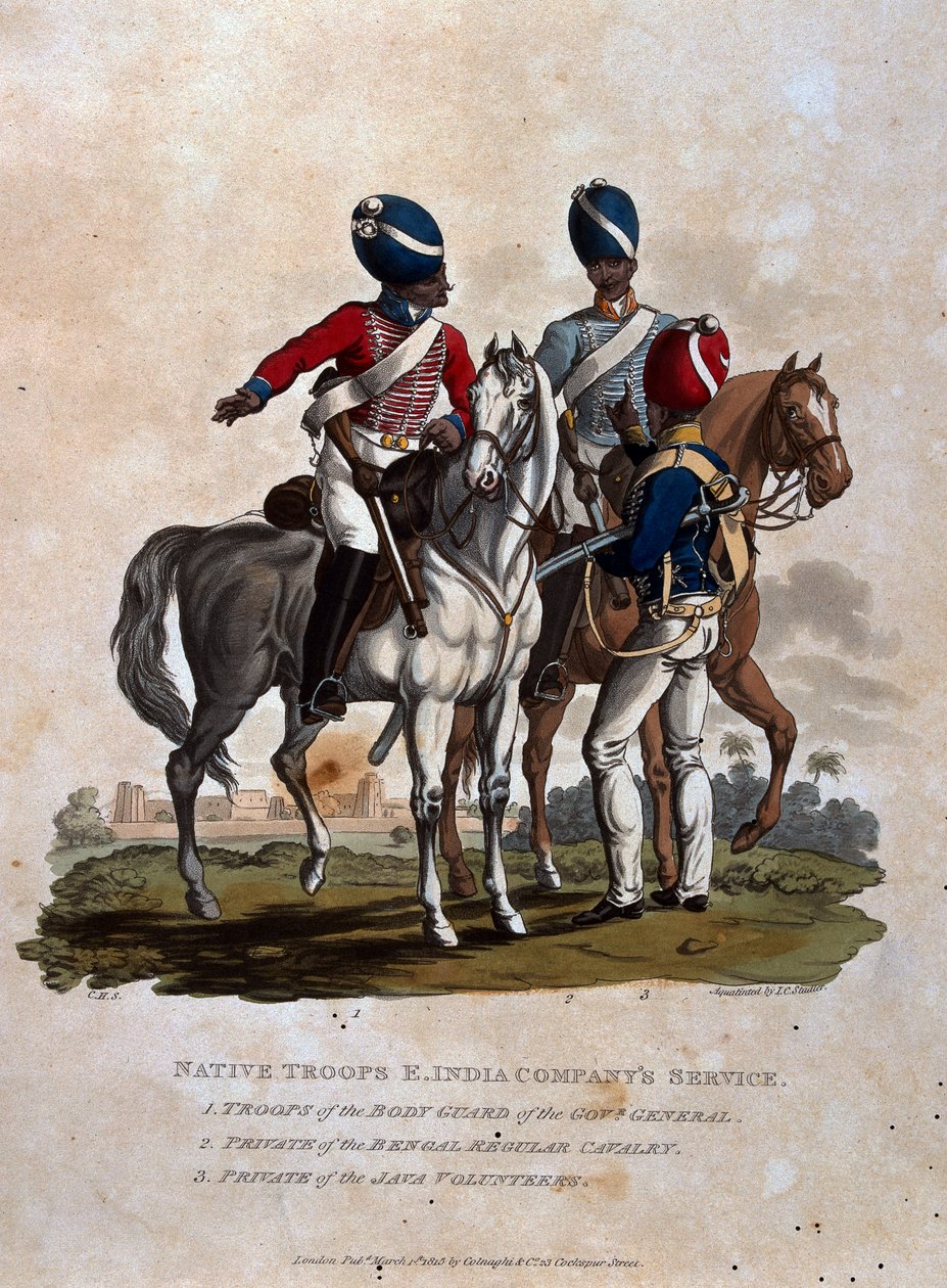 Native Troops, East India Company's Service, Troops of the Body Guard ...