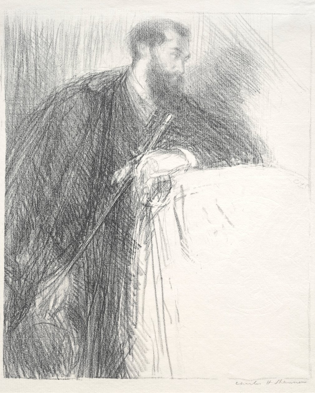 Lucien Pissarro by Charles Haslewood Shannon