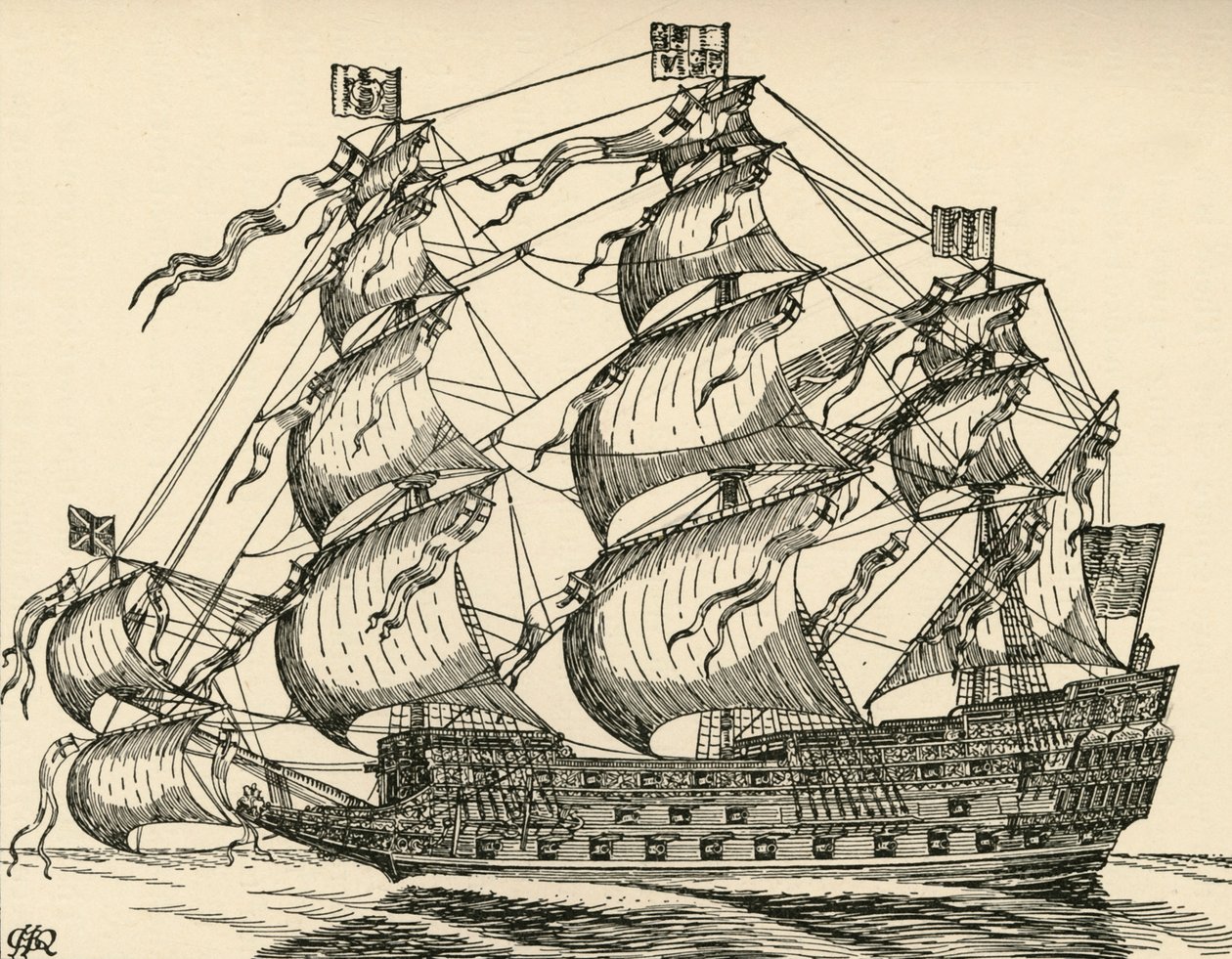 The Sovereign of the Seas by Charles Henry Bourne Quennell