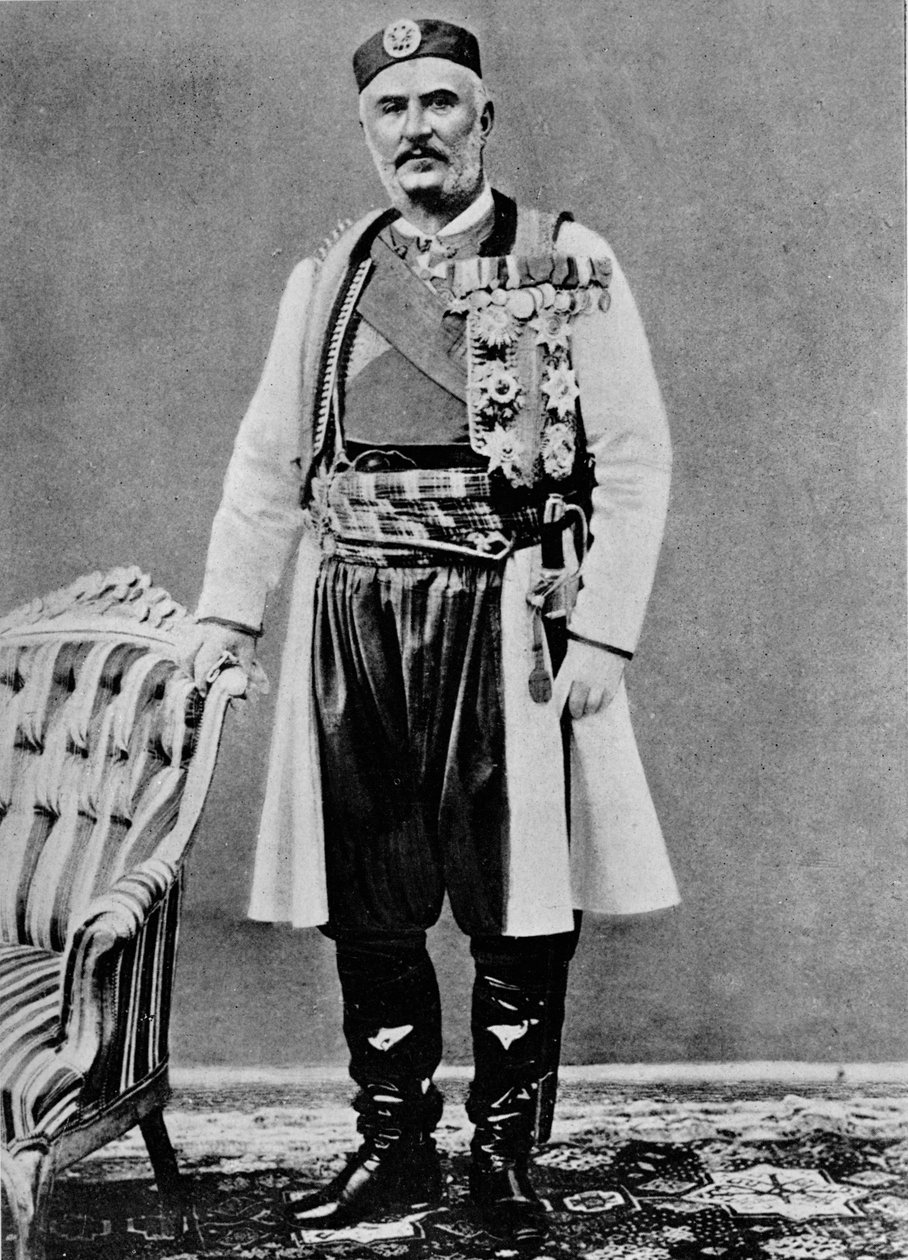 Nicholas I, King of Montenegro, c1913 by Charles J. S. Makin