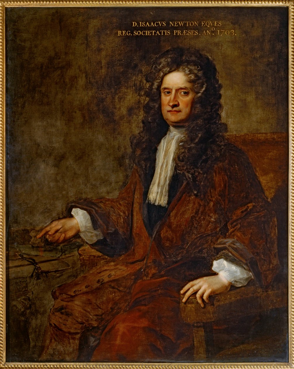 Portrait of Sir Isaac Newton by Charles Jervas