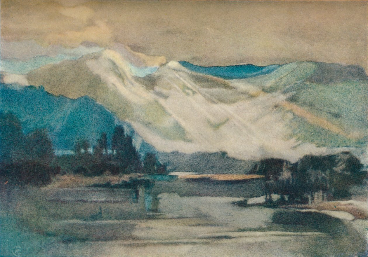 On The Shuswap Lake, c. 1911 by Charles John Collings