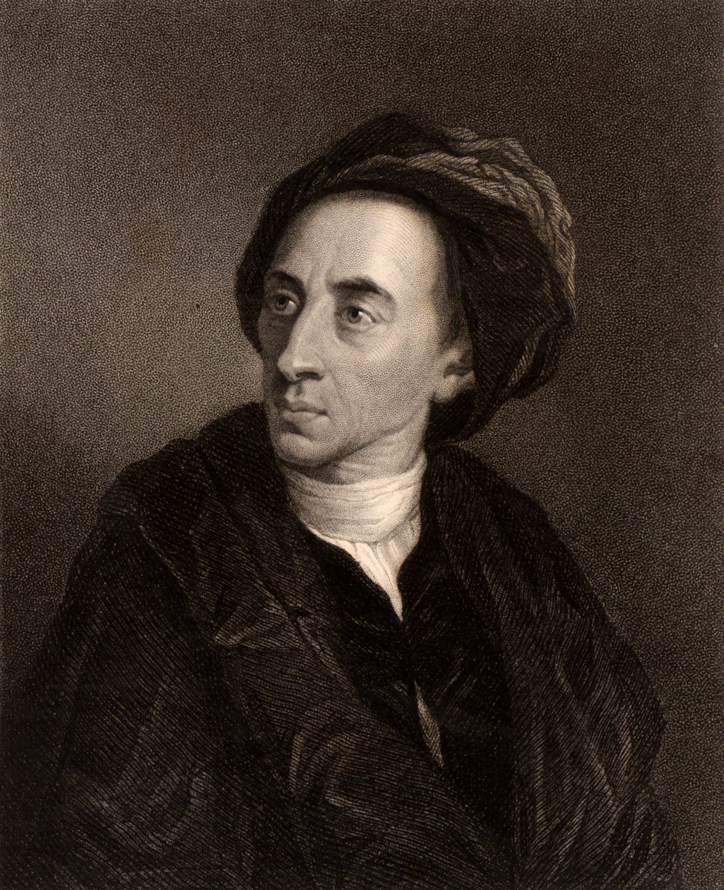 Portrait of Alexander Pope by Charles Knight