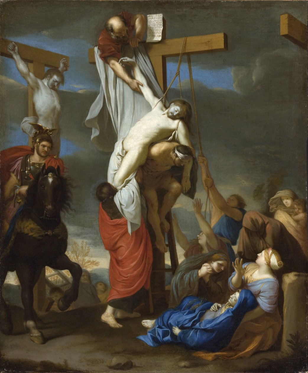 The Descent from the Cross by Charles Le Brun