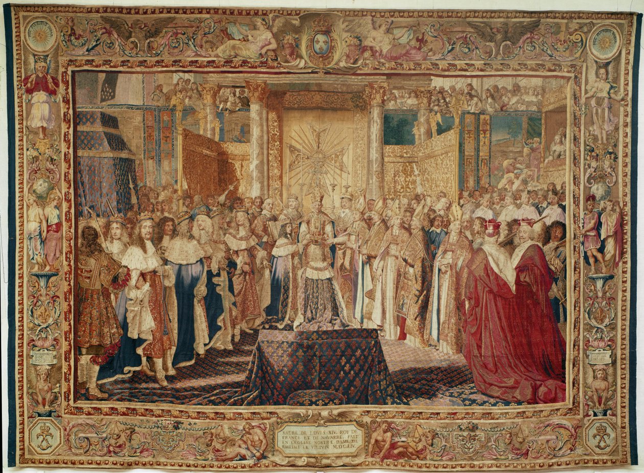The Coronation of Louis XIV by Charles Le Brun