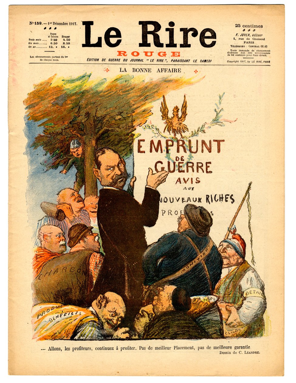 Cover of Le Lire rouge, Satirical in Colors