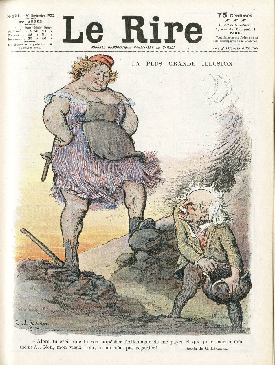 Illustration of Charles Leandre for the Cover of Le Rire, 30/09/22 ...