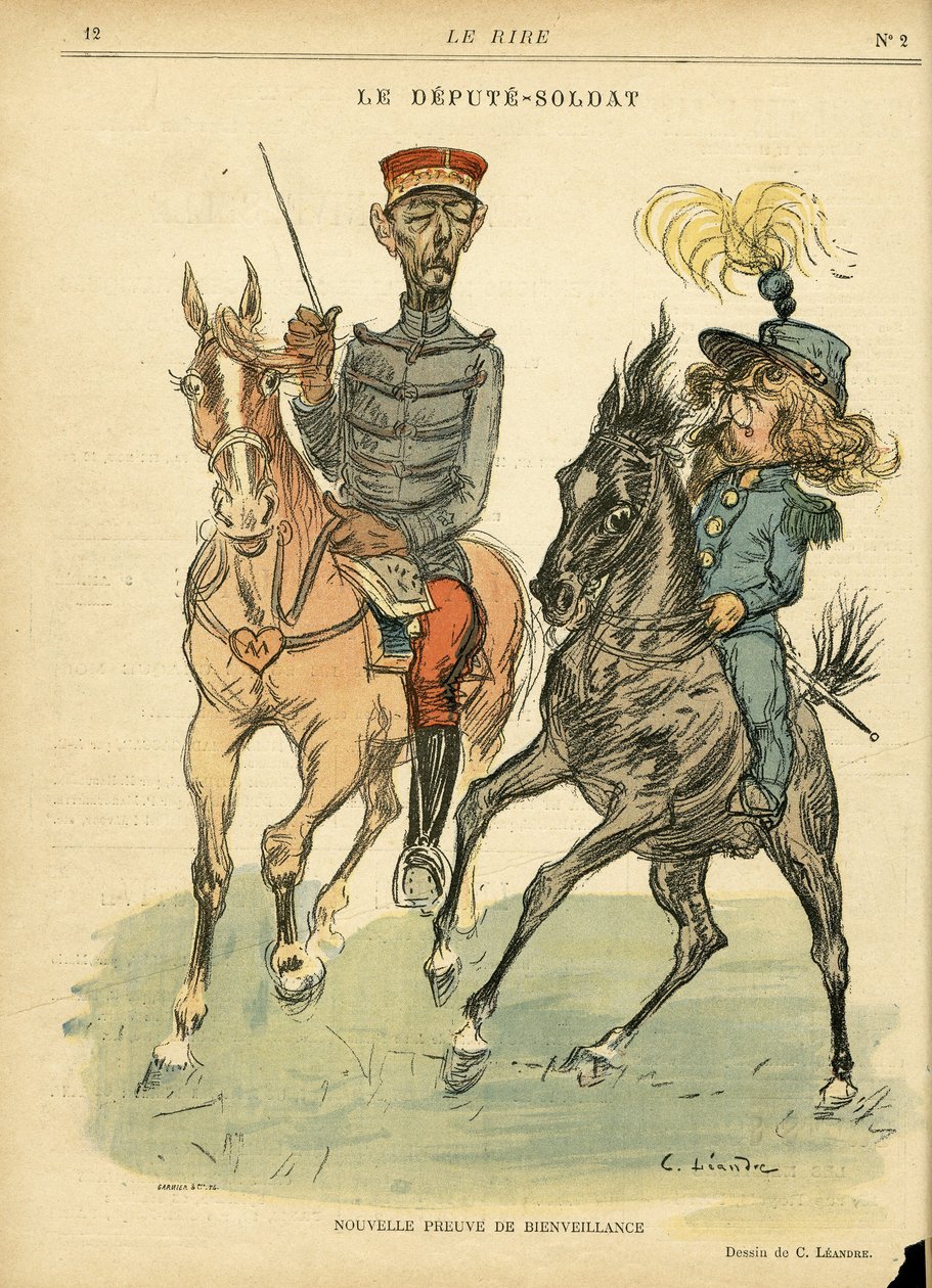 Illustration of Charles Leandre (1862-1934) in Le Rire