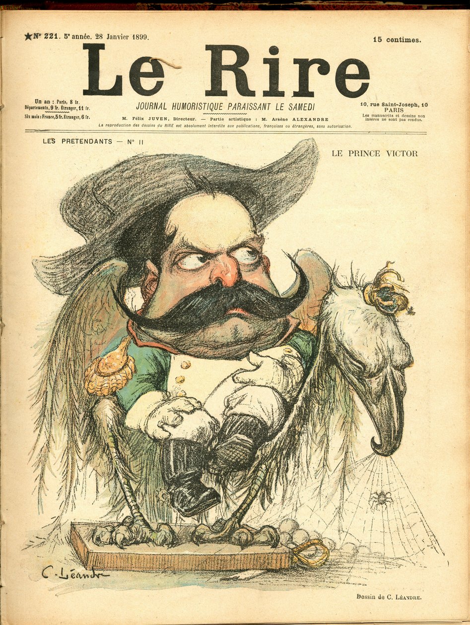 The Laughter, Satirical in Colors by Charles Leandre