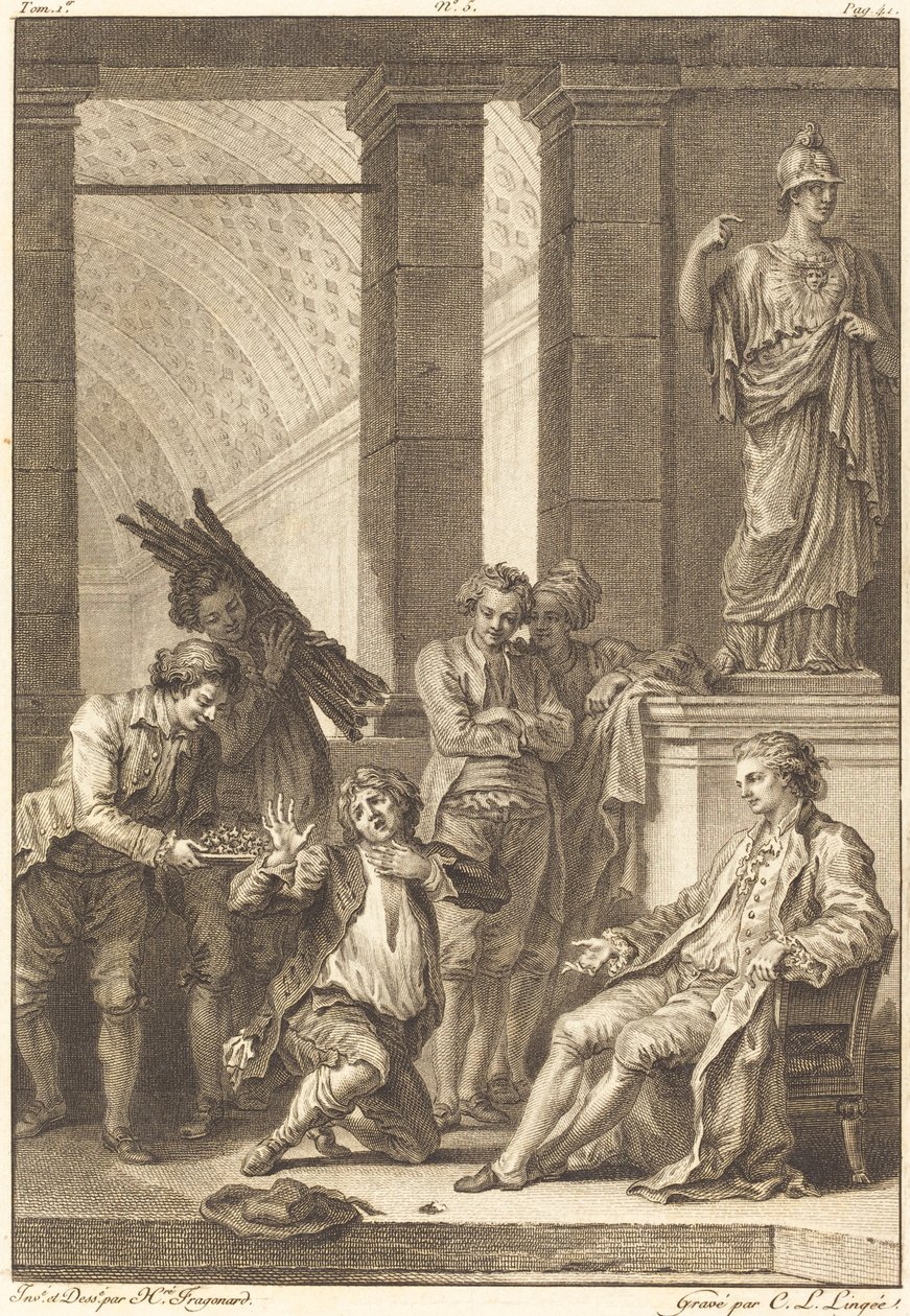 The Peasant by Charles Louis Lingée after Jean Honoré Fragonard