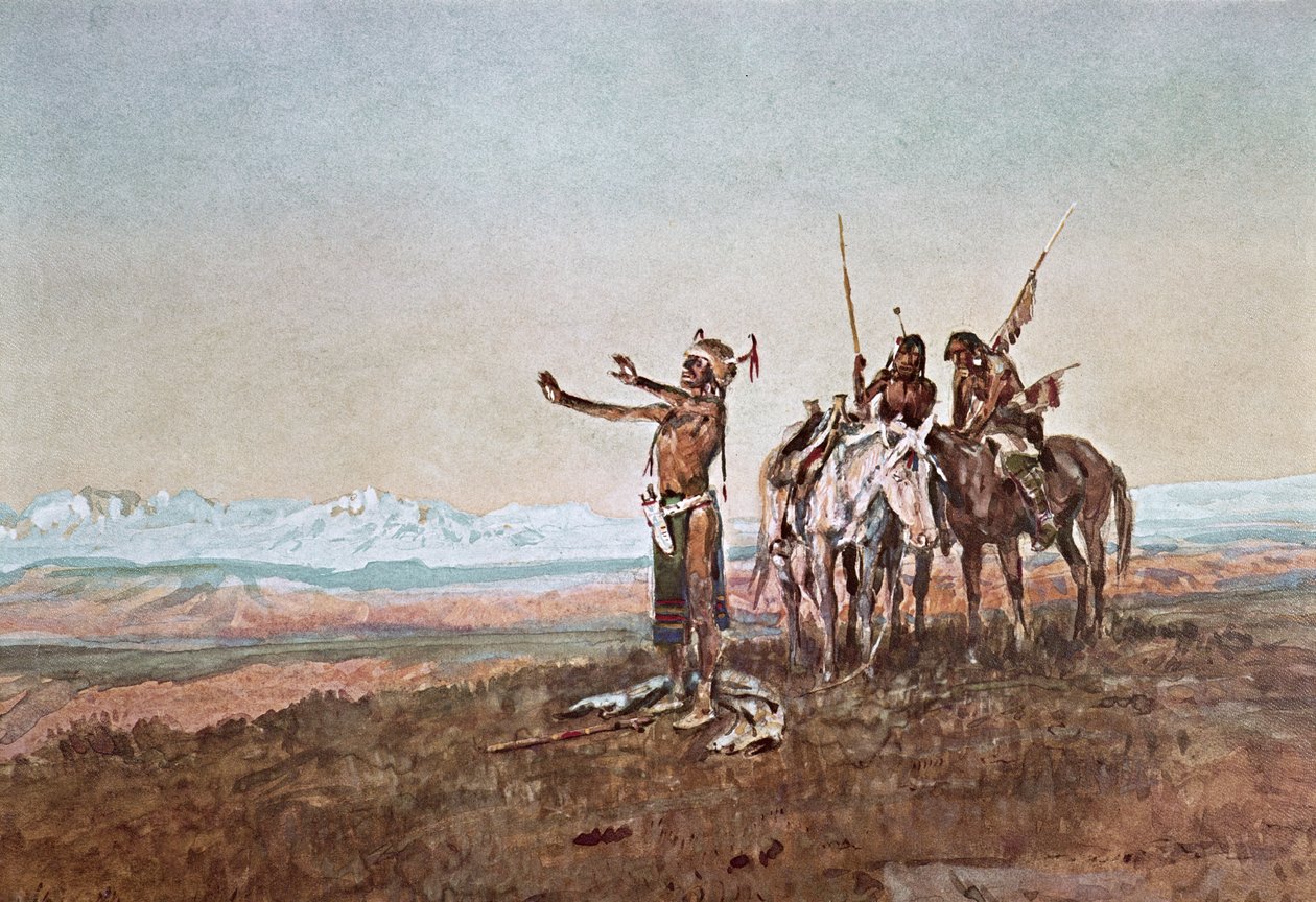 Invocation to the Sun by Charles Marion Russell
