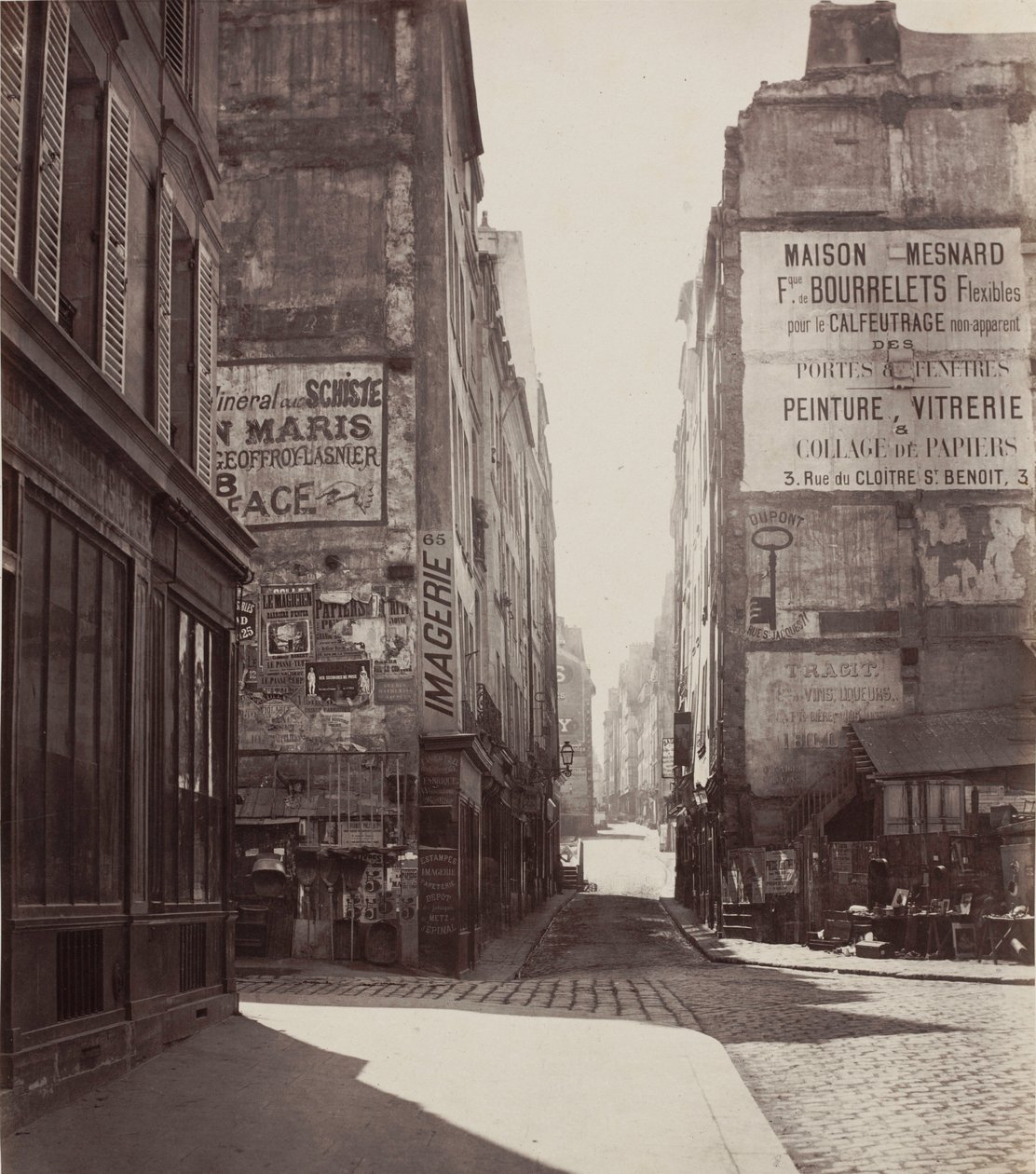Rue Saint-Jacques by Charles Marville