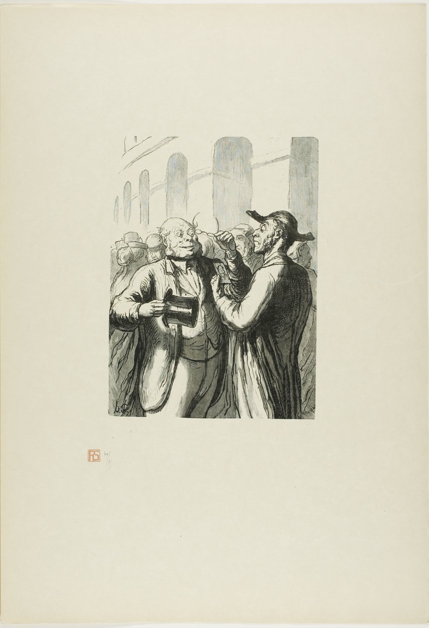 At the Universal Exhibition: Security Check at the Entrance by Charles Maurand
