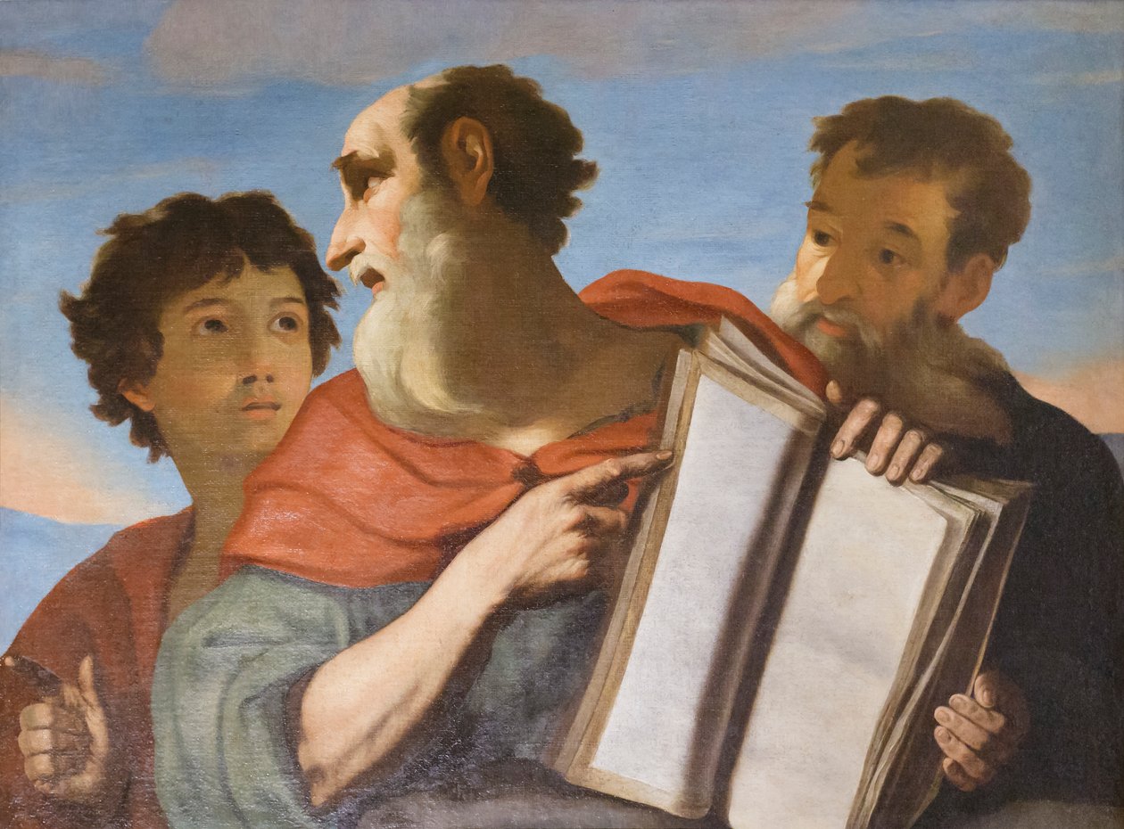 Three Heads of Men by Charles Mellin: Buy fine art print