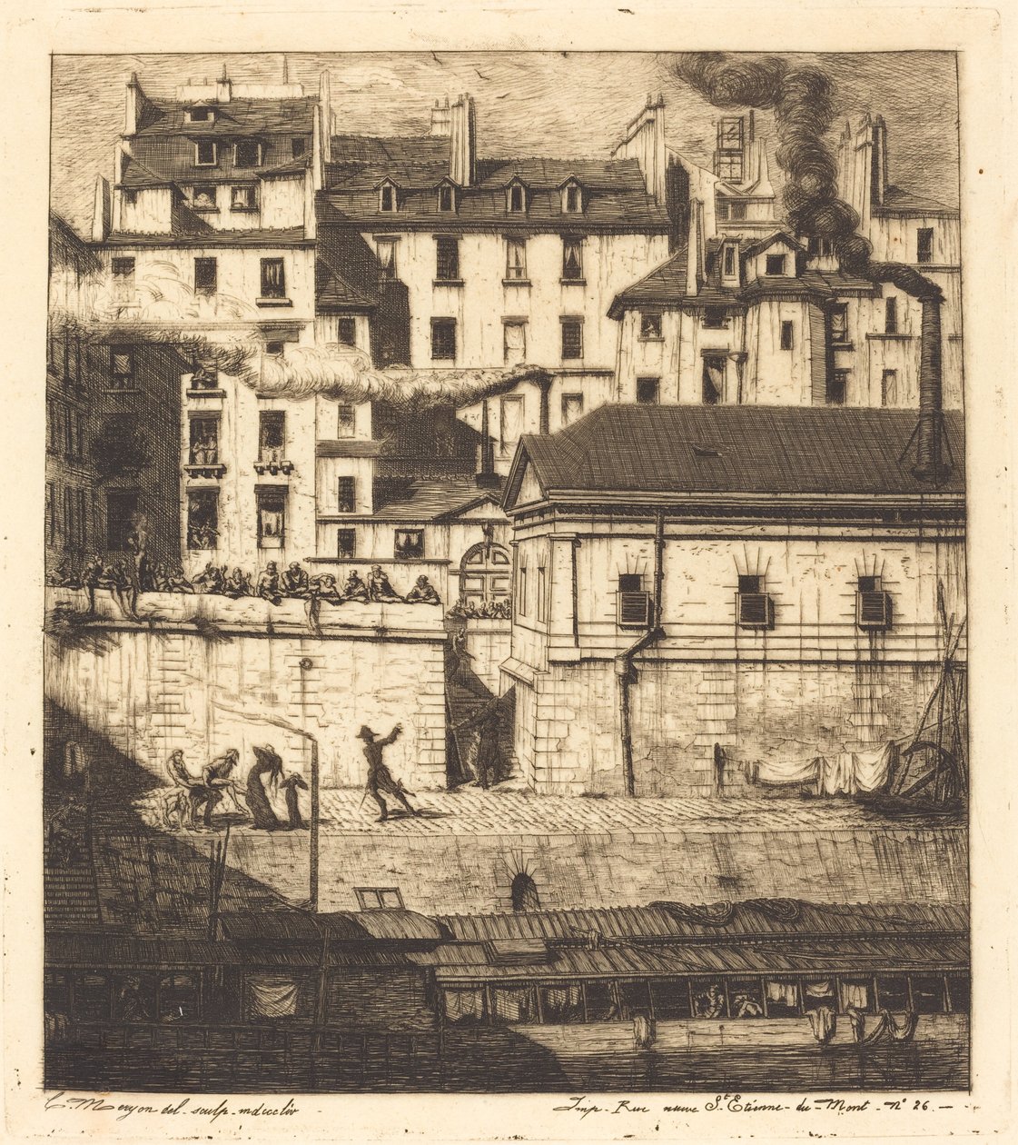 The Mortuary by Charles Meryon