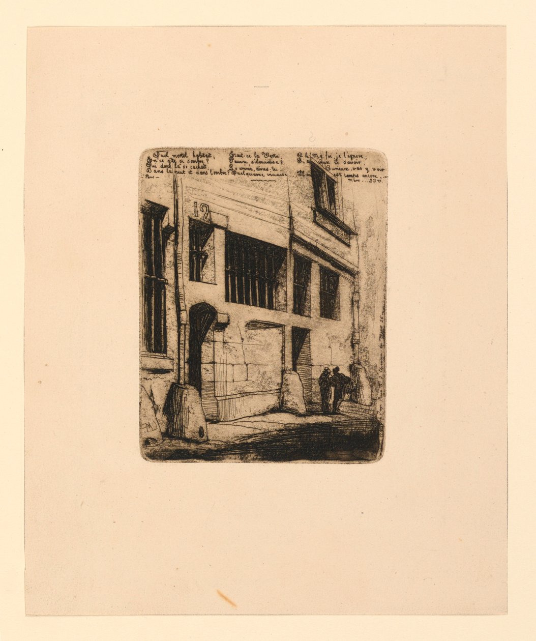 The Street of Bad Boys by Charles Meryon